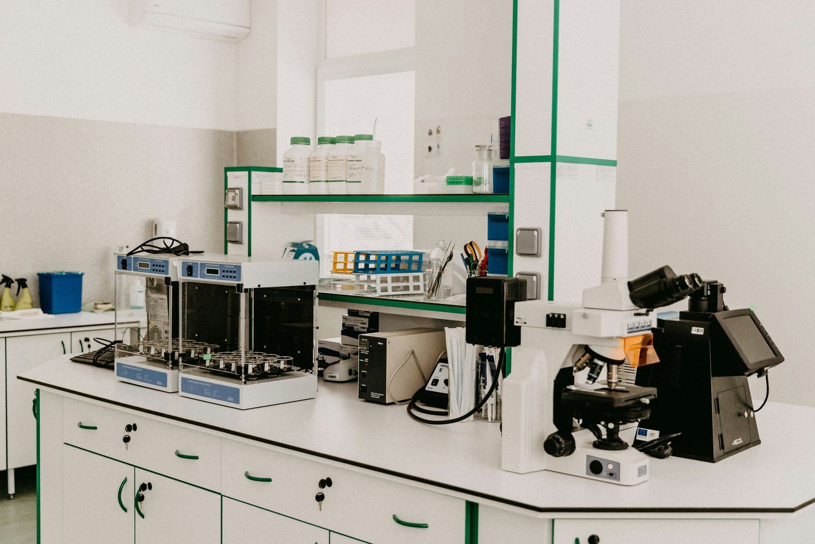 Advanced laboratory facility with equipment